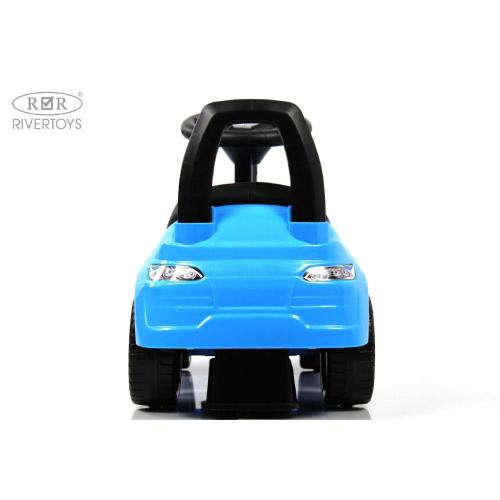 Детский толокар RiverToys L001LL-M синий фото 3