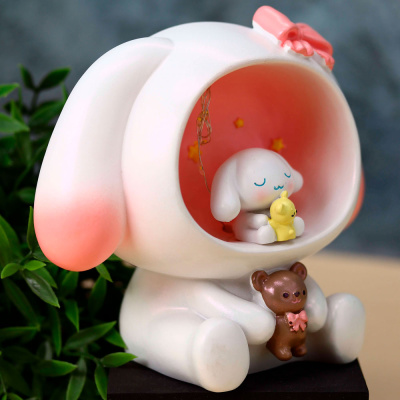 Ночник Копилка Plush friends iLikeGift 1049-3B pink 2