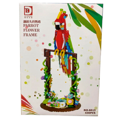 Конструктор Попугай с цветами 6015 2