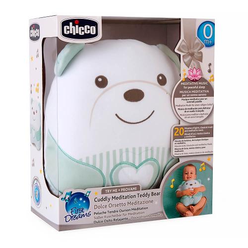 Игрушка мягкая музыкальная ночник Милый мишка Chicco 00012266000000 фото 5