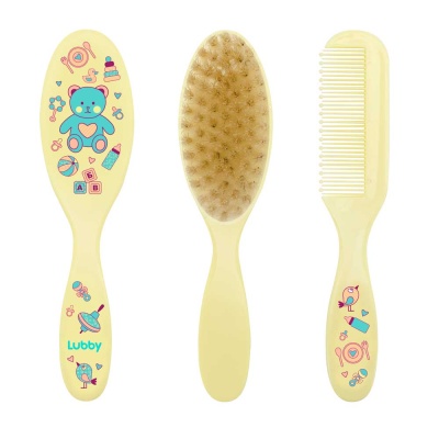 Набор детский Малыши и Малышки расческа и щетка Lubby 14342 3