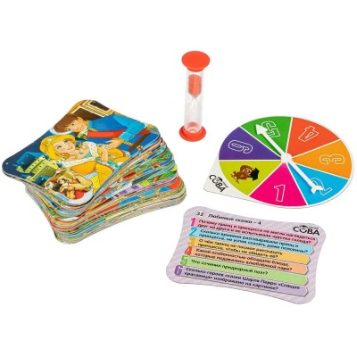 Настольная игра-викторина Умная Сова Любимые сказки 4 Bondibon ВВ4840