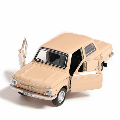 Машина металлическая инерционная Запорожец ЗАЗ 968а 12 см Технопарк ZAZ968A-12-BG 3