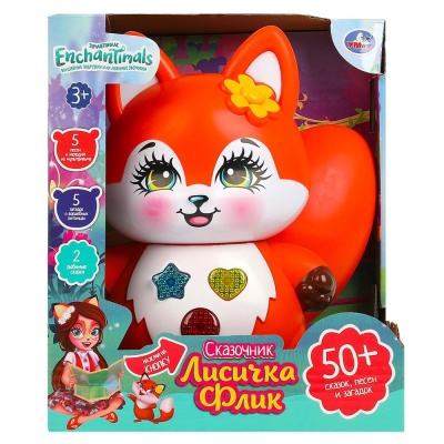 Развивающая музыкальная игрушка Сказочник Лисичка Флик Умка HT1273-R 04