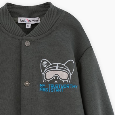 Жакет Bell Bimbo 242031 серый-зелёный 03