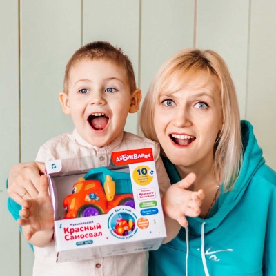 Игрушка Музыкальный Красный Самосвал Азбукварик