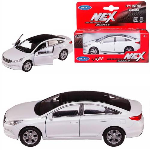 Машинка инерционная Hyundai Sonata масштаб 1:38 Welly 43717W фото 4