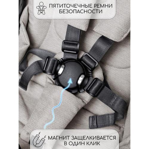 Коляска 2 в 1 Amarobaby Motus белый фото 26