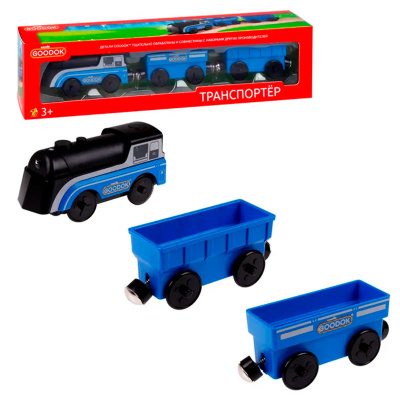 Игровой набор Goodok электрический поезд Транспортёр 1toy Т24568 2