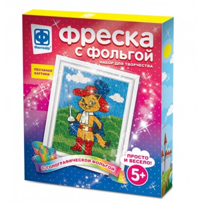Набор для творчества Фреска с фольгой Мой герой Фантазер 407302