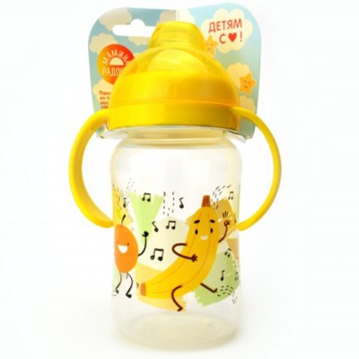Поильник  с силиконовым носиком Фрукты 270 мл Мамина радость КК1019 3