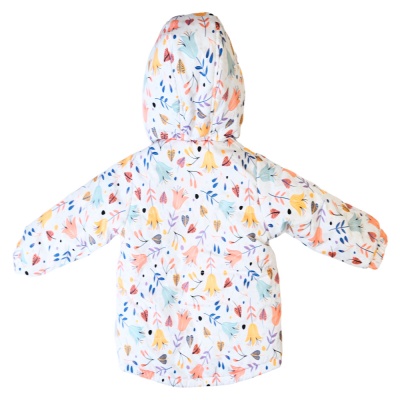 Куртка демисезонная Цветы Чуди Кидс 123424 белый 04