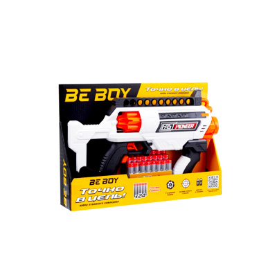 Игровой набор Автомат BeBoy 7-и зарядный барабан  24 софт-патрона BeBoy IT109757 3