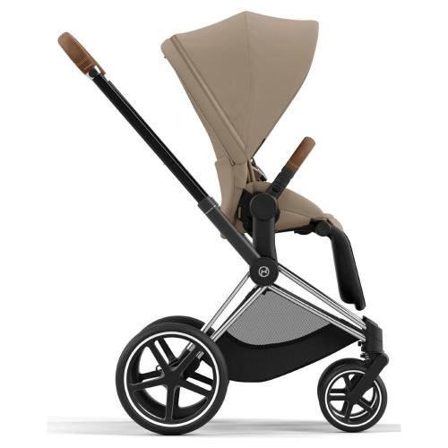 Коляска 2 в 1 Cybex Priam IV Chrome Brown Cozy Beige фото 14