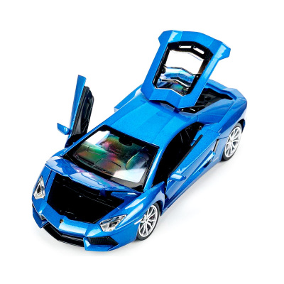 Машинка металлическая lamborghini aventador coupe с светом и звуком 19 см Технопарк 68254A 2
