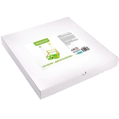 Качели деревянные Комета с рисунком Дино Moby Kids 962264 3