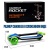 Самокат трёхколесный складной с подсветкой Rocket R0200 зелено синий