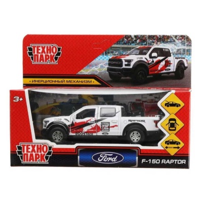 Игрушка Машина Ford F150 Raptor Спорт Технопарк F150RAP-12SRT-WH 2