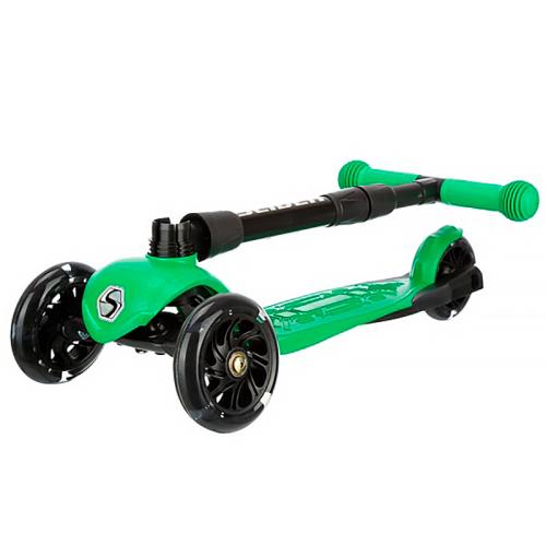Самокат трехколесный складной светящиеся колеса Slider Stile1LG фото 3