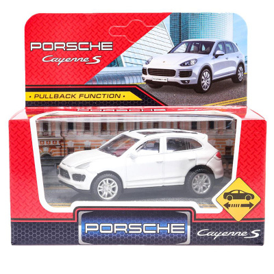 Игрушка машинка металлическая Porsche Cayenne Технопарк 2005C114-R 5