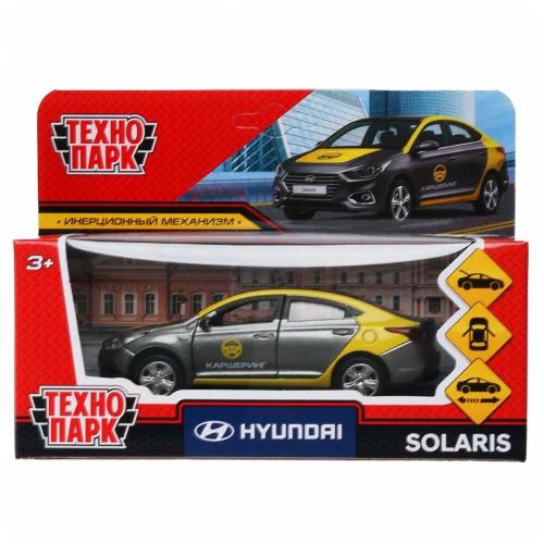 Машинка металлическая Hyundai Solaris каршеринг Технопарк SOLARIS2-12DEL-GY фото 5