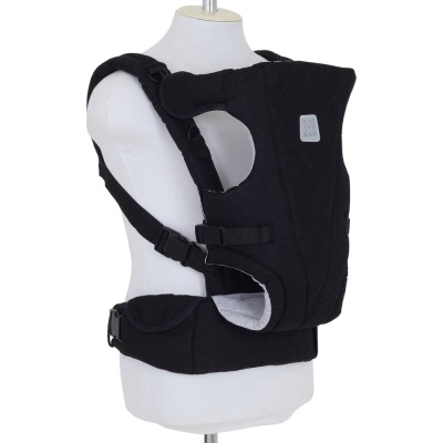 Рюкзак-кенгуру Деним Топотушки чёрный 01