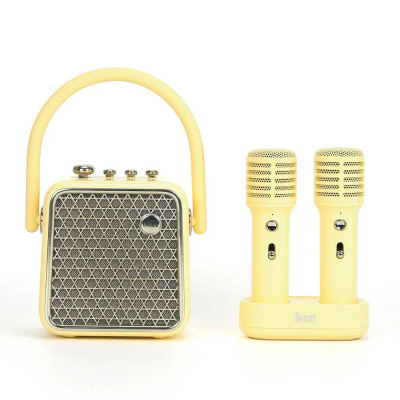 Портативная колонка SongBird-SE с двумя микрофонами Divoom 90100058233 лимонная 11