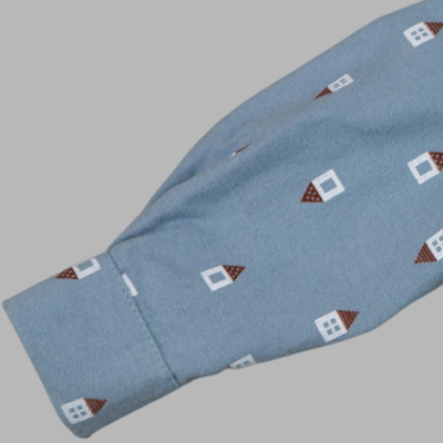 Рубашка Домики Чуди Кидс 533725Ц2-1 голубой 04