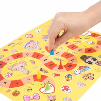 Игра настольная ходилка Веселые ходилки 4 в 1 для девочек Десятое Королевство 04946