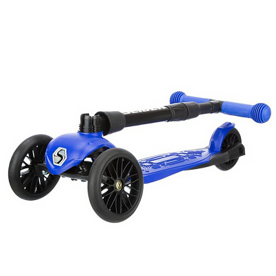 Самокат Start трёхколёсный складной Slider Start1Bbag синий 5