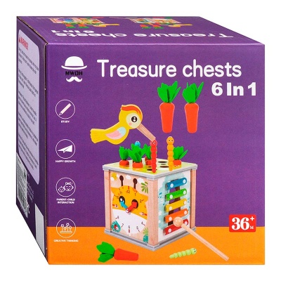 Куб развивающий Самый умный Наша игрушка D1833