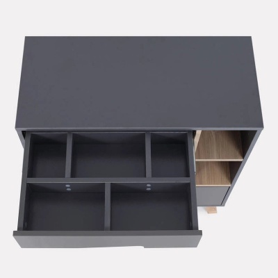 Комод пеленальный с органайзером Rant Lago Pro 800/4 Moon Grey