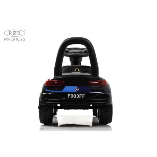 Детский толокар RiverToys F003FF чёрный фото 3