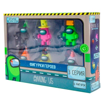 Набор фигурок Among Us 3 серия 6 штук PMI AU6306B 3