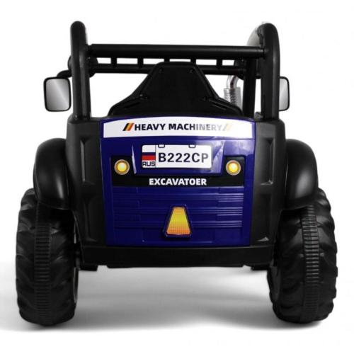 Детский электромобиль RiverToys B222CP синий фото 15