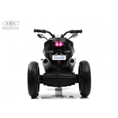Детский электротрицикл RiverToys Z333ZZ чёрный