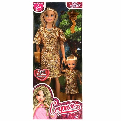 Игровой набор София и Анечка Карапуз 66001-SET28-S-BB