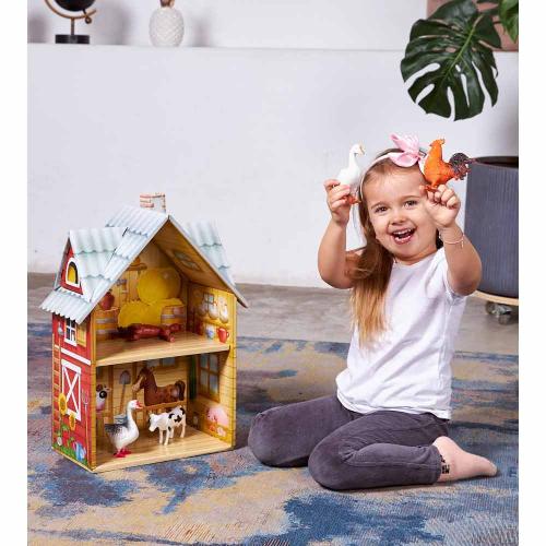 Кукольный домик быстрой сборки Ферма Dream House Десятое Королевство 04713 фото 4