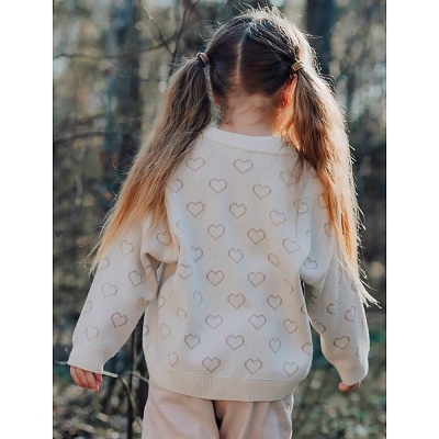 Джемпер Сердечки для девочки Наследникъ НВ-МТ-017-НТ 3