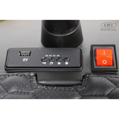 Детский толокар RiverToys M555MM-H серый