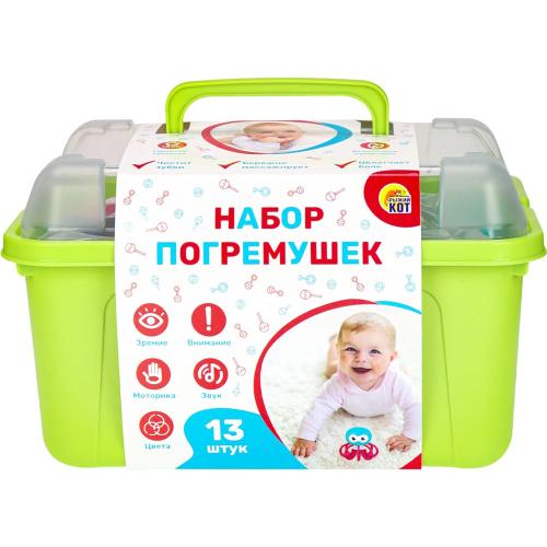 Набор погремушек Юный музыкант мир 13 шт Рыжий Кот И-2600 фото 4