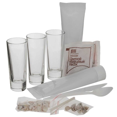 Гелевые свечи с ракушками Набор №3 Josephin Фантазер 274038 1