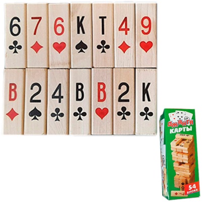 Настольная игра Джанга Карты Наша игрушка 4607155197904 2