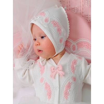 Комплект на выписку для девочки Наследникъ 220-030-ЭК 3