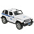 Машинка металлическая Jeep Wrangler Rubicon Полиция Технопарк RUBICON3D-12POL-WH