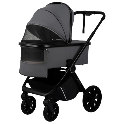 Коляска 2 в 1 Indigo Sting тёмно-серый 04