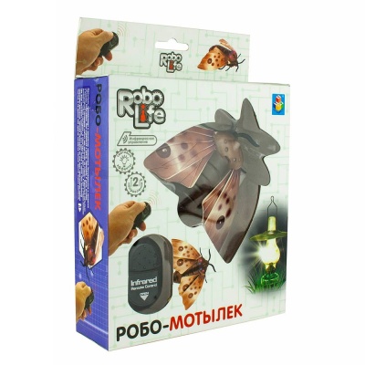 Интерактивная игрушка на инфракрасном управлении Робо мотылек 1toy Т16441 2 Интерактивная игрушка на инфракрасном управлении Робо мотылек 1toy Т16441 2