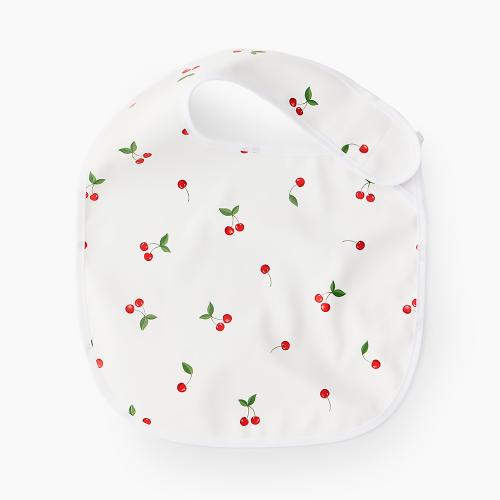 Нагрудный фартук на липучке 2 штуки Happy Baby 16018 checkered pattern and cherry фото 3