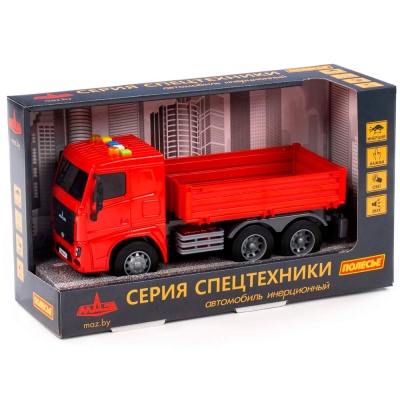 Автомобиль грузовик инерционный свет звук Полесье 94148 3