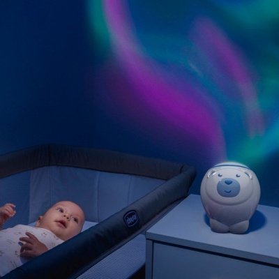 Проектор музыкальный Полярный мишка Chicco 00011558200000 голубой 4